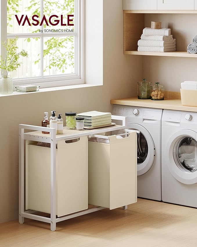 VASAGLE Laundry Hamper, Laundry Basket Sorter - Image 2