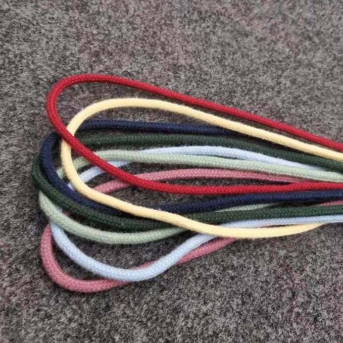 ROPEMATE 100% Cotton Macrame Cord, 3mmx110Yards Soft Braided Cotton String - Image 2