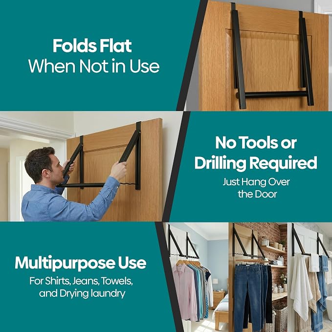 HOLDN’ STORAGE Over The Door Hanger - Image 6