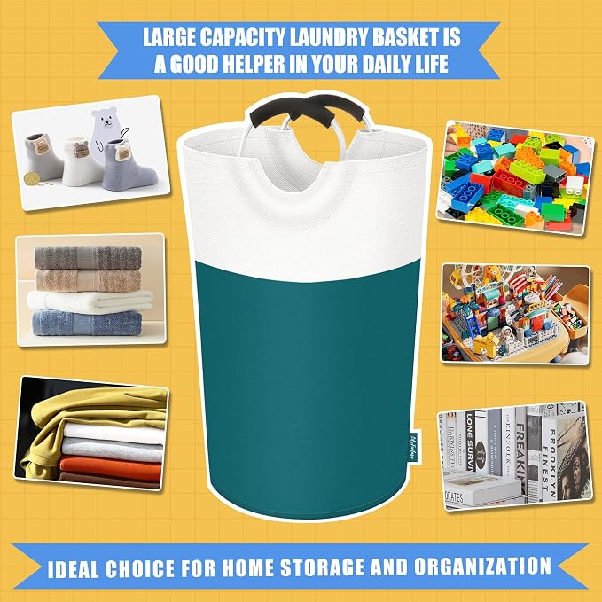 125L Laundry Basket, Collapsible Laundry Hamper - Image 4
