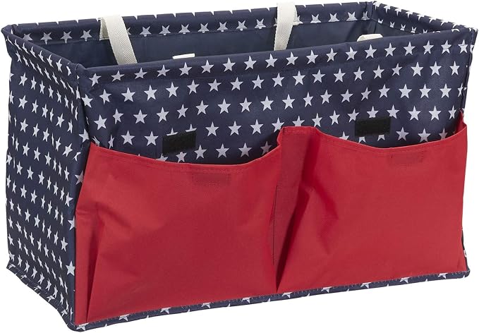 Household Essentials Red, and Blue Krush Container All-Purpose Utility Tote - Image 9