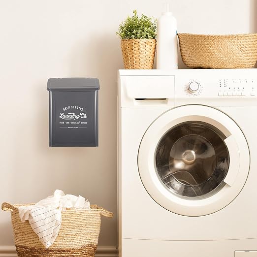 Magnetic Lint Bin for Laundry Room, Wall Mounted Lint Trash can - Image 6