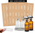 Laundry Labels for Jars, 144 Preprinted Home and Laundry Label Stickers for by SAVVYSORTED%C2%AE