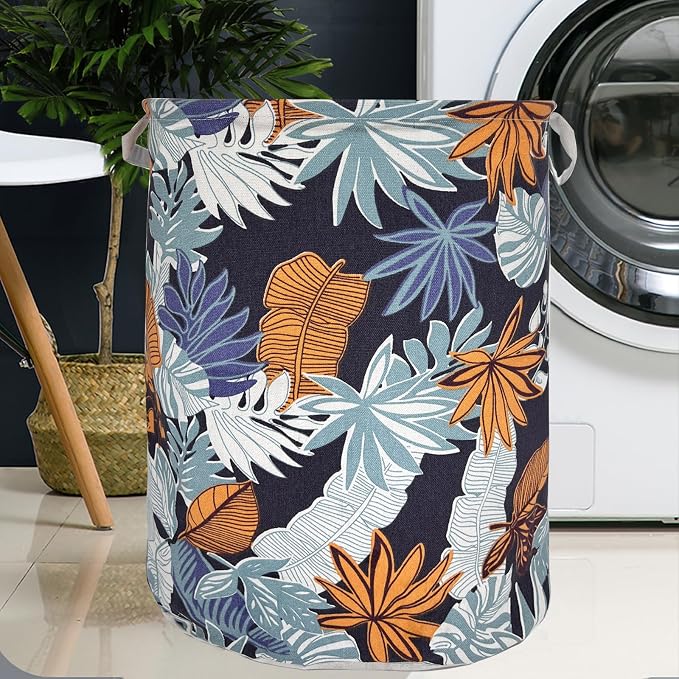 Merdes 19.7’’ Waterproof Foldable Laundry Hamper, Dirty Clothes Laundry Basket - Image 3