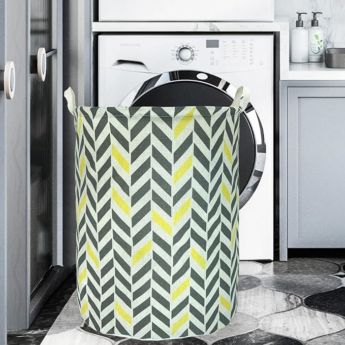 Merdes 19.7’’ Waterproof Foldable Laundry Hamper, Dirty Clothes Laundry Basket - Image 2