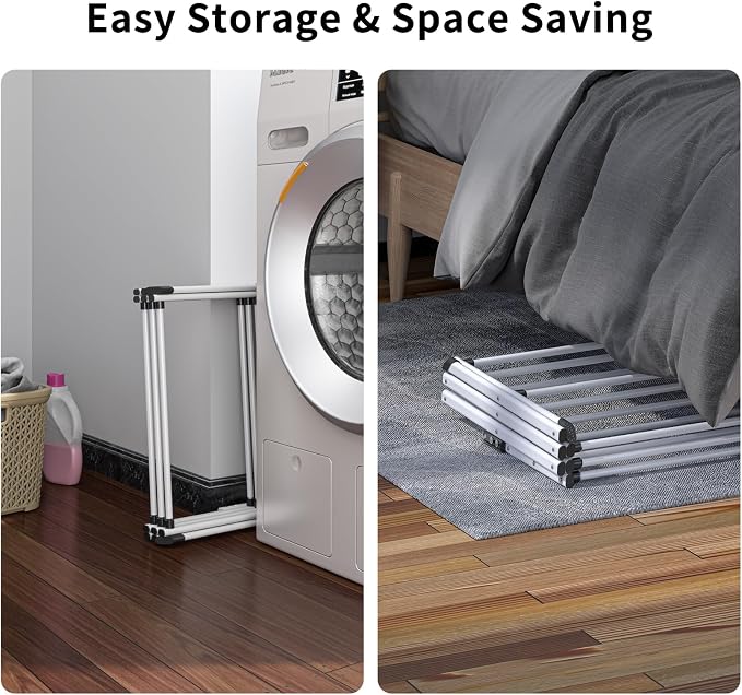3 Tier Clothes Drying Rack, Foldable Drying Rack Clothing, Indoor & Outdoor - Image 6