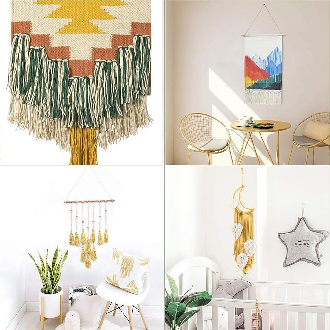 Macrame Cord, POZEAN 2mm x 220 Yards Colored Macrame Rope, 100% Natural Cotton - Image 5
