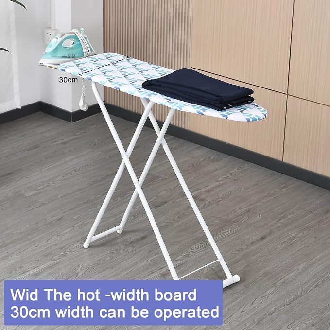 42 Inch Full-Size Ironing Board, Foldable Tabletop Design - Image 4