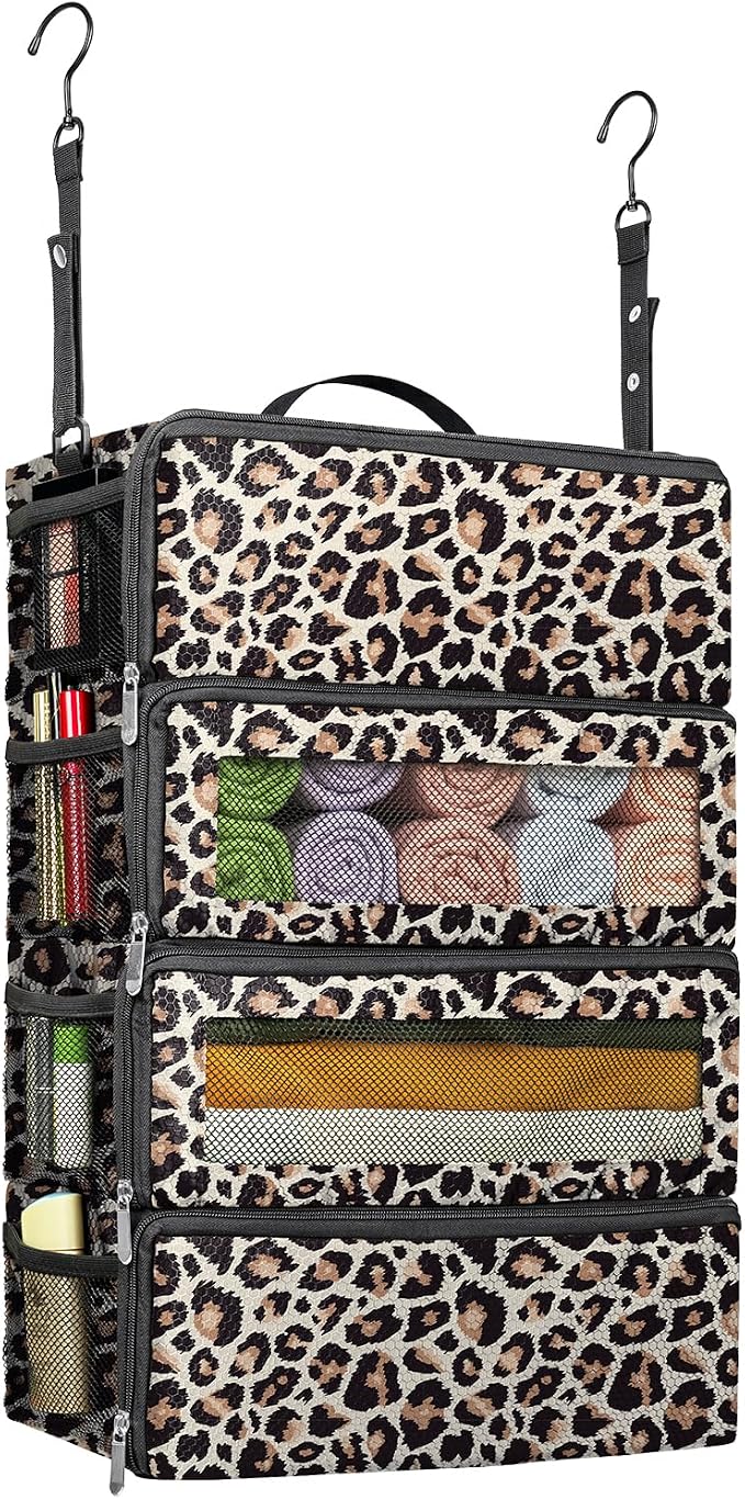Suitcase Organizer, Travel Luggage Organizer Hanging Shelves Packing Cube by Vokelater