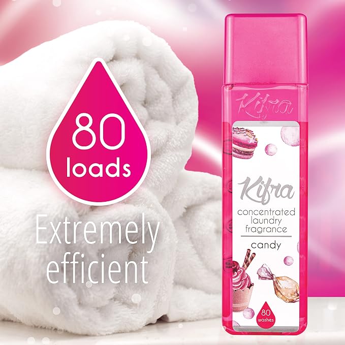 KIFRA CANDY Concentrated Laundry Fragrance 6.76 Fl Oz 200ml 80 Washing Cycles - Image 4