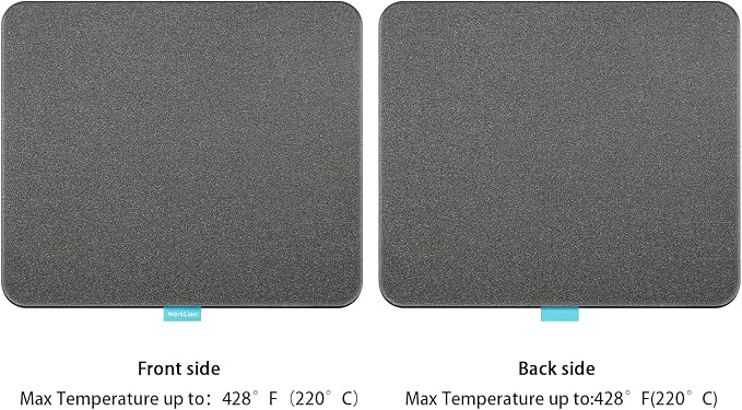WORKLION Heat Press Mat 11"x13": Double-Sided Heat-Resistant Materials - Image 5