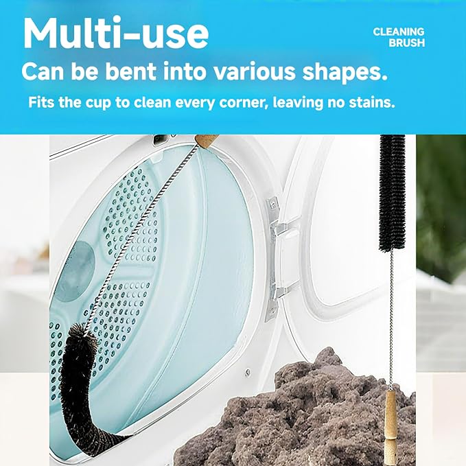 8 Pack Washing Machine Cleaner Brush, Dryer Cleaning Brush, Crevice Cleaning - Image 3