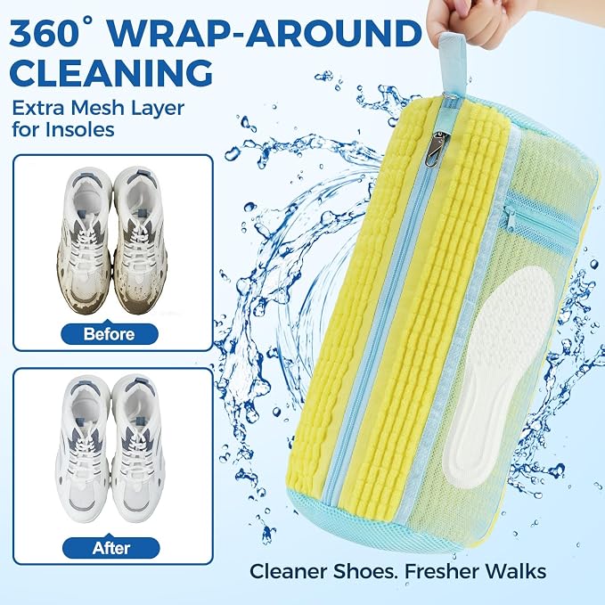 Shoe Washing Machine Bag, Laundry Shoe Bag - Image 2