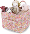 Storage Basket Boho Fabric Large Collapsible Floral Laundry Nursery Hamper by Ankick
