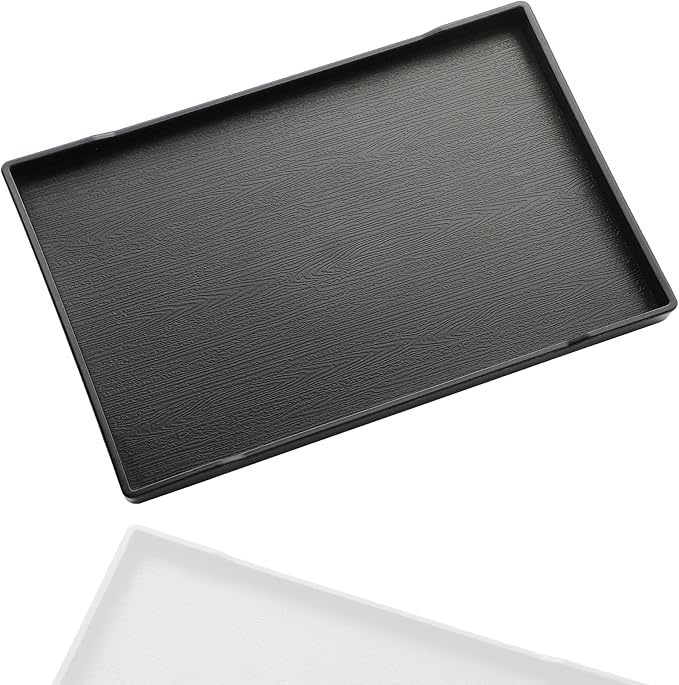Small Black Mini Serving Tray for Serving Accessory, Perfume or Display Use. by VCREATC-VCREATEFORCUSTOMER