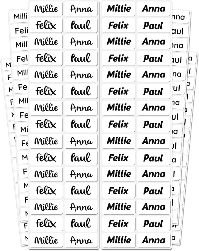 Clothing Labels for Nursing Home White by melukids
