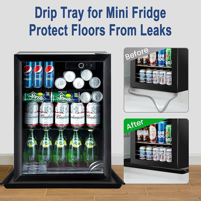 22'' x 21''Mini Fridge Drip Pan, Large Drip Tray, Portable AC Drip Pan - Image 3
