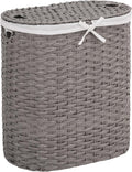 Seville Classics Premium Handwoven Portable Laundry Bin Basket by SevilleClassics