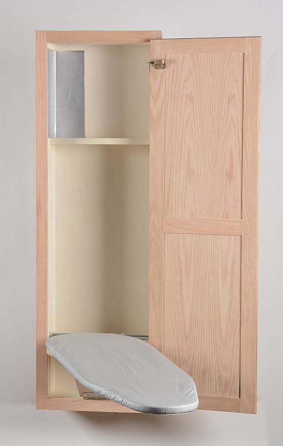 Hide Away Oak Ironing Board - Image 4