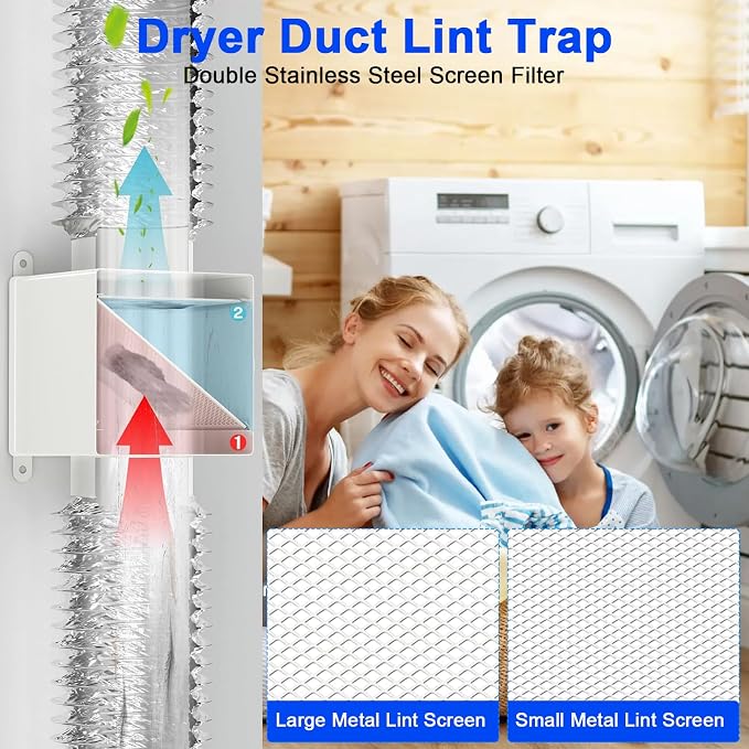 Metal Dryer Lint Trap & Catcher - Image 3