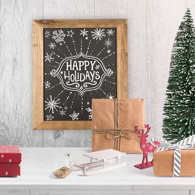 Ilyapa Rustic Wooden Magnetic Kitchen Chalkboard Sign - Image 3