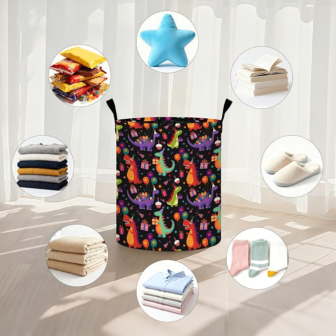 Dinosaurs Laundry Basket Storage Bin Foldable Laundry Hamper Clothes Storage - Image 5
