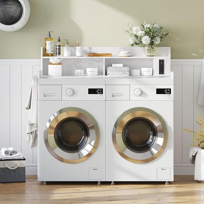 Upgraded 2-Tier Washer and Dryer Countertop - Image 9