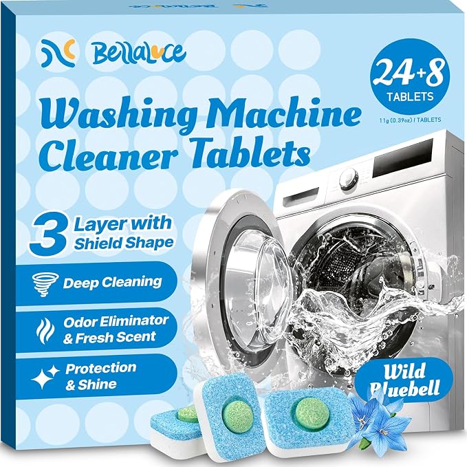 Washing Machine Cleaner Tablets by BrightenYourLife