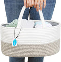 Casaphoria Caddy Organize Woven Hamper Cotton Rope Basket Caddy by Casaphoria