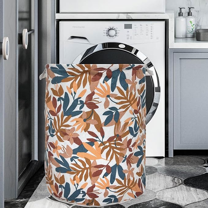 Merdes 19.7’’ Waterproof Foldable Laundry Hamper, Dirty Clothes Laundry Basket - Image 2