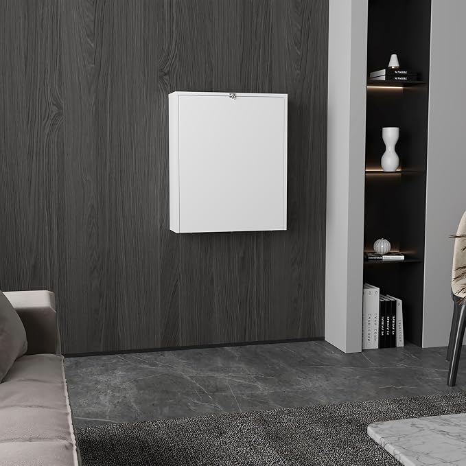 Tuhome Kaplar 33" Wide Folding Wall-Mounted Table - Image 2