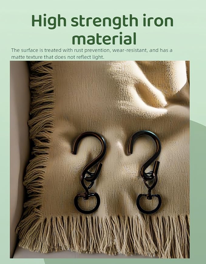 Heavy Duty 360° Swivel Plant Hangers - Image 3