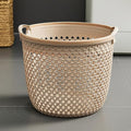 Flexible Laundry Basket with Handles, Portable Round Bin, Plastic Laundry by Unknown