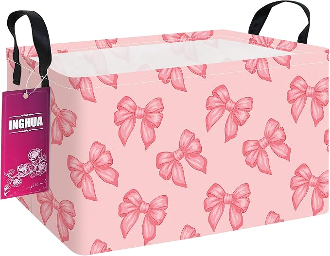 Rectangular Storage Basket Fabric Organizer Bin by INGHUA