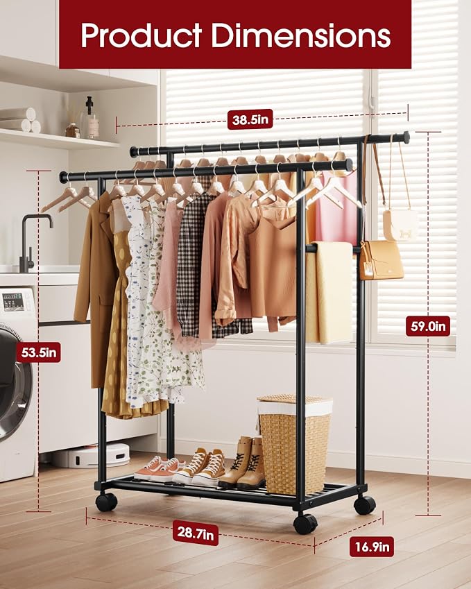 Metal Clothes Rack - Image 2