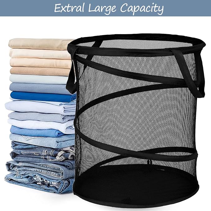 BATTOO Collapsible Laundry Baskets, Foldable Hamper - Image 4