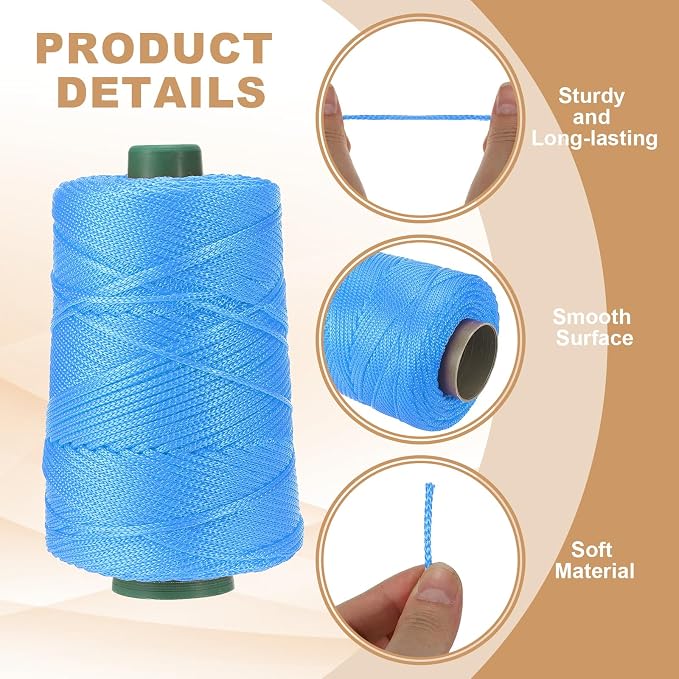 YELARXI Polyester Macrame Cord, 3mm x 219 Yards Polypropylene Macrame Cords - Image 3