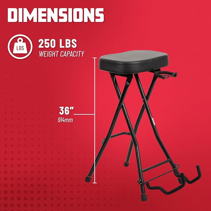 Gator Frameworks Foldable Guitar Stool - Image 2