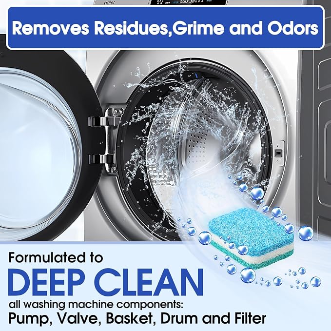Washing Machine Cleaner & Descaler Tablets - Image 5