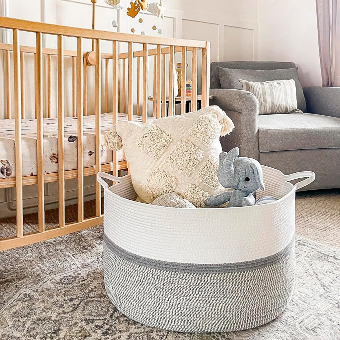CHICVITA 85L Large Blanket Basket - Image 7