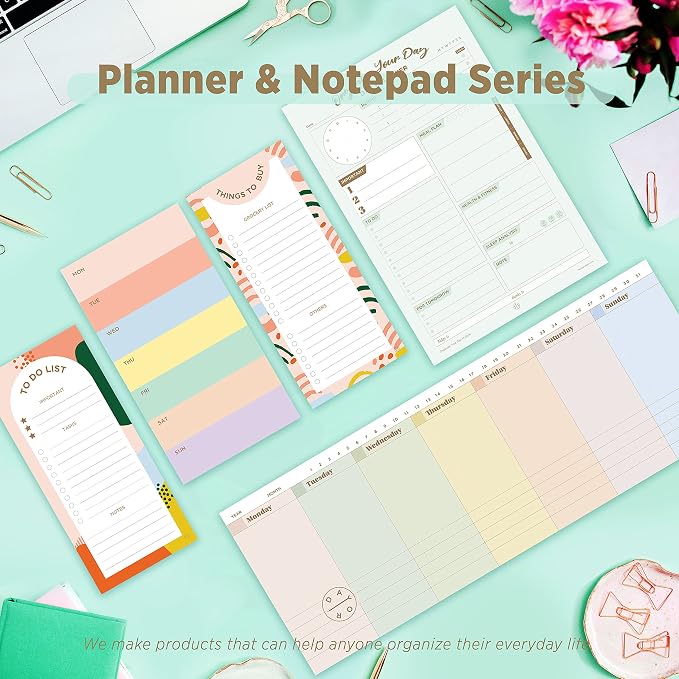 Oriday Weekly Calendar Planner Notepad Tear Off Pad - Image 6