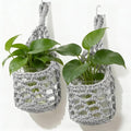 Macrame Wall Plant Hanger, Hanging Planter Basket Holder, Wall Planters by Unknown