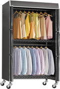 VIPEK R2C Medium Heavy Duty Clothes Rack Rolling Garment Rack by VIPEK
