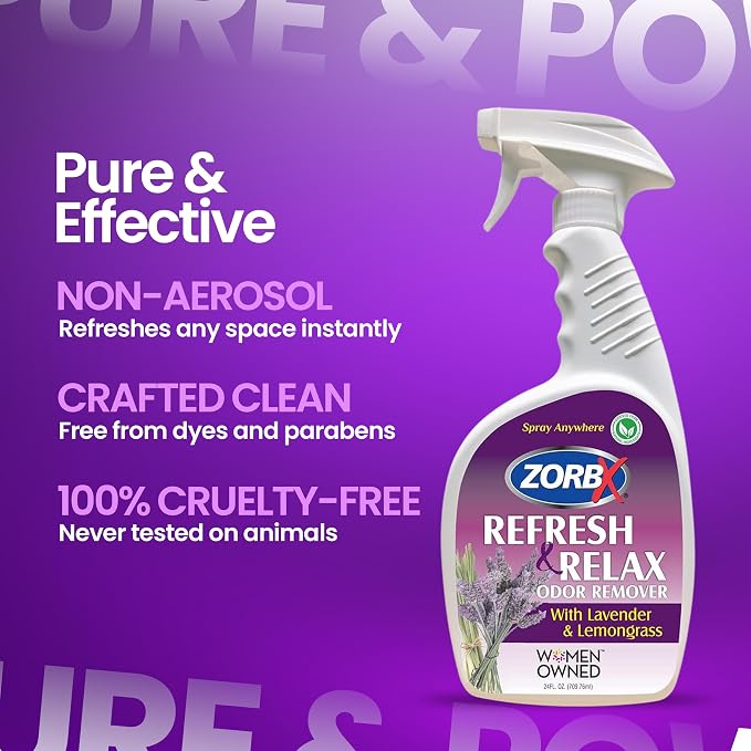 ZORBX Lavender & Lemongrass Spray, 24 Oz - Image 7