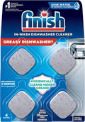 Finish Dishwasher Cleaner Tablets, Deep Cleans Hidden Grease & Grime, Fights by Finish