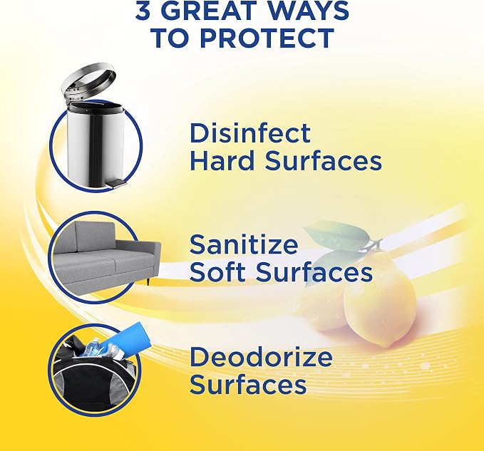 Lysol Disinfectant Spray, Lemon Breeze - Image 5