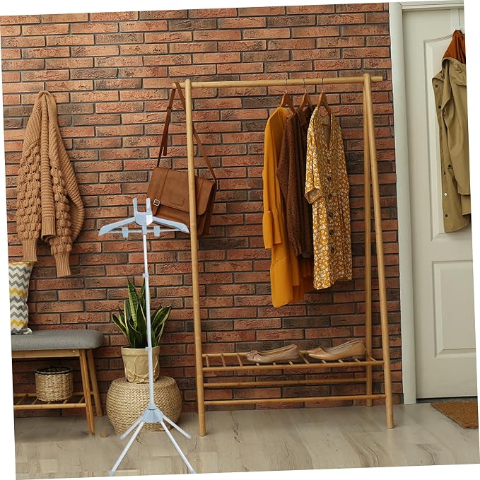 Happyyami Foldable Garment Steamer Hanger Adjustable Height Portable Clothes - Image 5