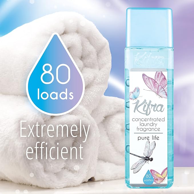 KIFRA PURE LIFE Concentrated Laundry Fragrance 6.76 Fl Oz 200ml 80 Washing - Image 4