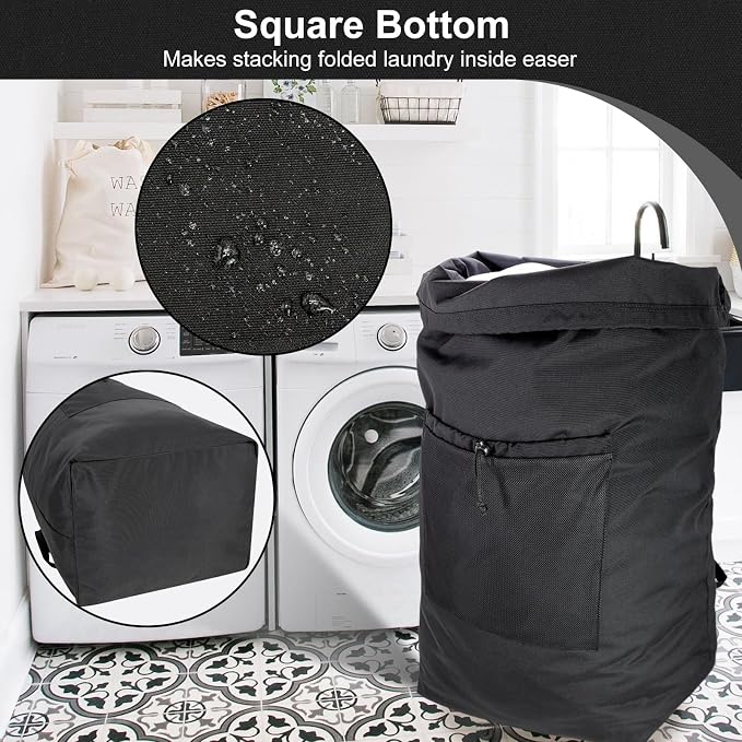 Laundry Bag Backpack, Laundry Bag - Image 7