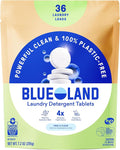 BLUELAND Laundry Detergent Tablets, Plastic-Free Eco-Friendly Pods, Liquid by BLUELAND